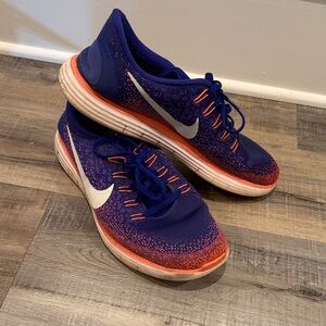 Nike Men's Blue and Red Sneakers